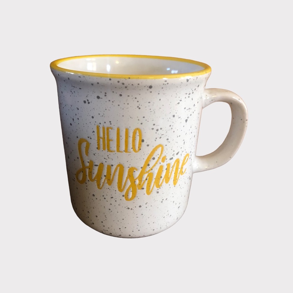 Hello Sunshine Speckled Coffee/Tea Mug